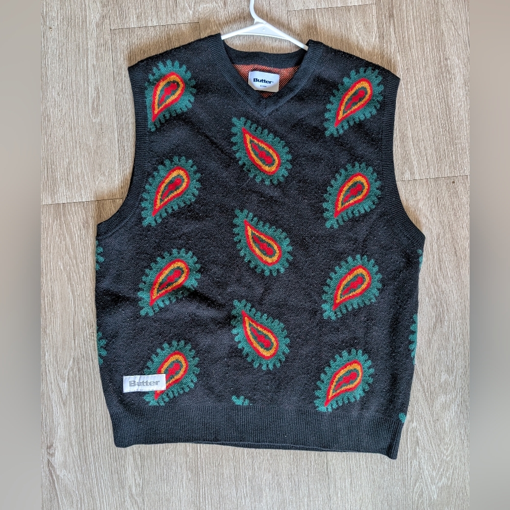 Butter Goods Paisley Knit Vest